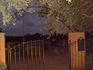 Tatum cemetery entrance, Rusk County, Texas