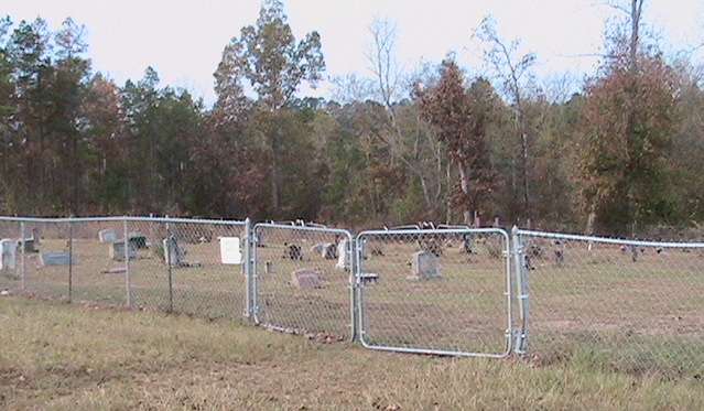 Union Grove cemetery view, Rusk County, Texas